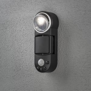 Prato Wall Light 1W LED Black, Konstsmide