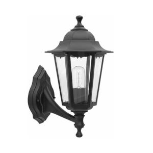 Wall Lamp Idefjord 60 Black 18W/E27-IP44, Malmbergs 7717118