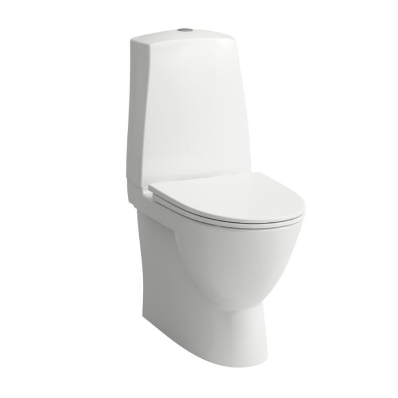 Laufen Pro-N WC Rimless P-lås utan skruvhål