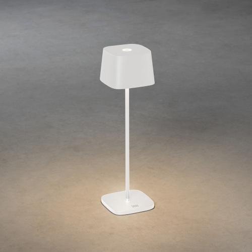 Capri Bordlampe USB 3,7V IP54 Hvid Konstsmide