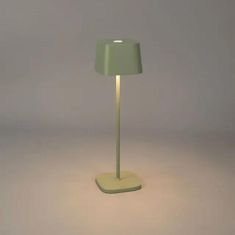 Capri Bordslampa USB 3,7V IP54 Grön/Grå Konstsmide