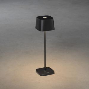 Capri Bordslampa Svart USB, Konstsmide