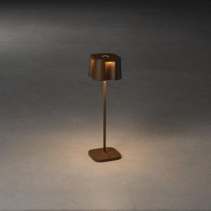 Nice Table Lamp, Rust USB, 3.7V, IP54, Konstsmide