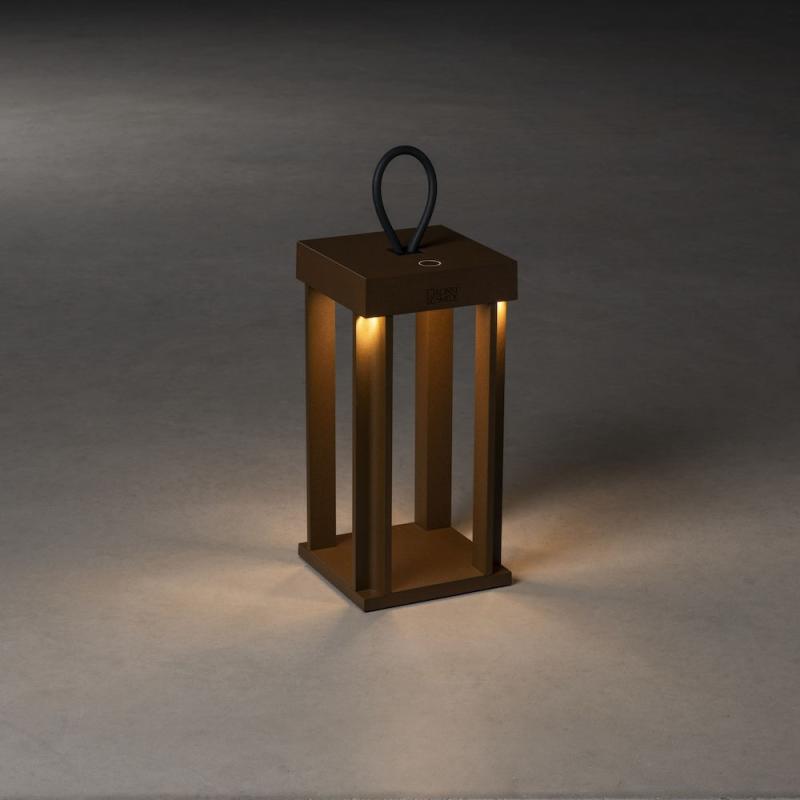 Cannes Lanterna USB 42cm 3,7V IP54 Rost Konstsmide
