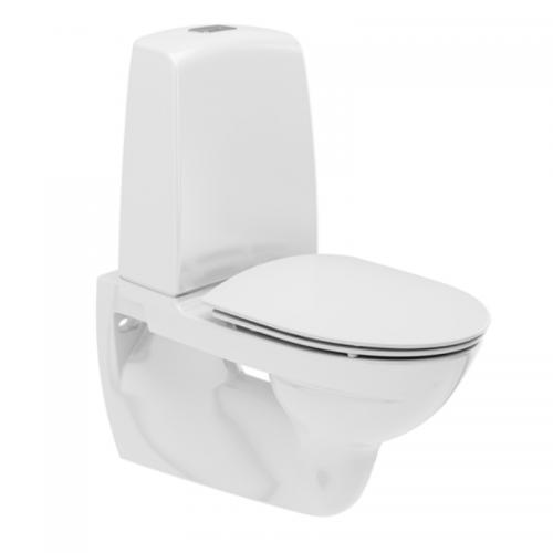 Vägghängd Toalettstol Ifö Spira 6293 Rimfree med hårdsits