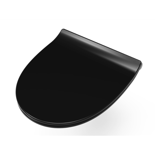 Carat WC-sits Hårdsits Svart SC/QR