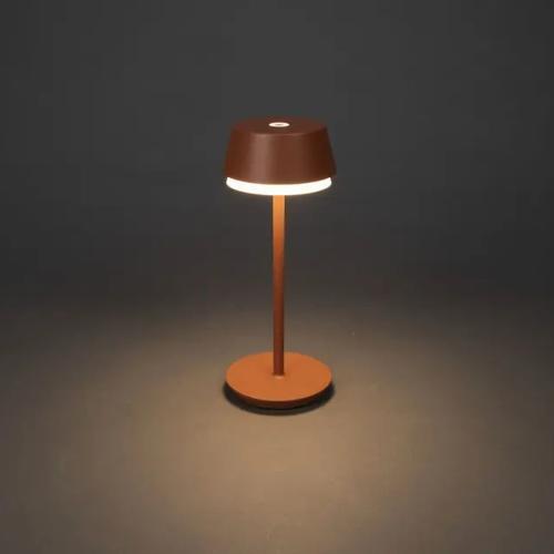 Bordslampa Lyon USB 3,7V IP54 Teracotta Konstsmide
