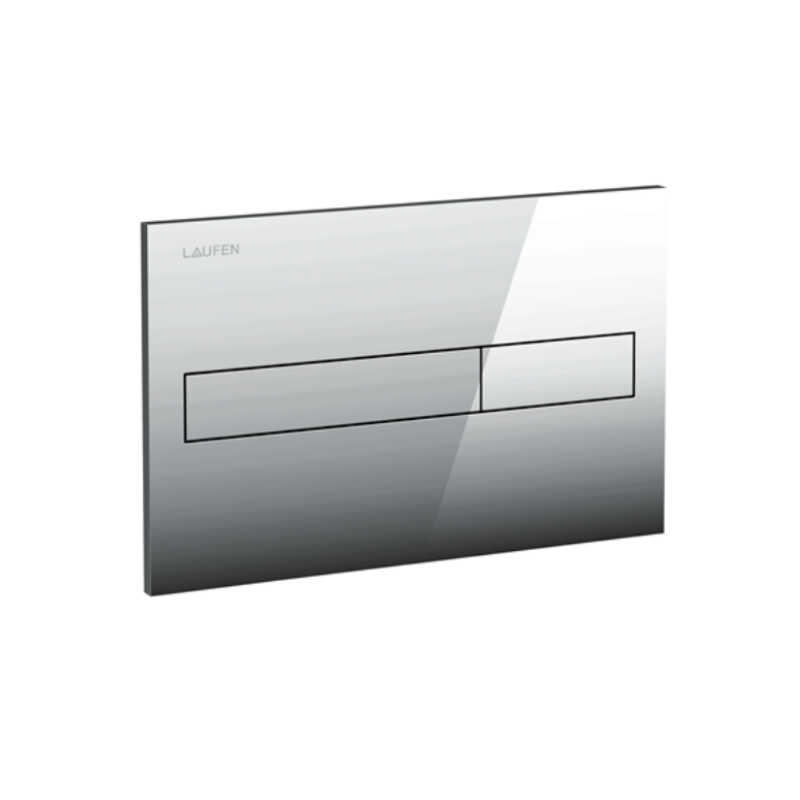 Laufen Spolplatta AW1 Dubbelspolning (Krom)