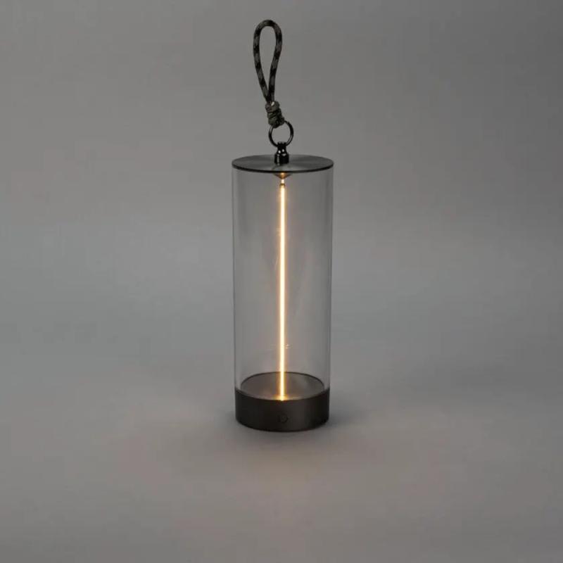 Edison S Bordslampa USB 3,7V 2700K IP54 Mörkgrå Konstsmide