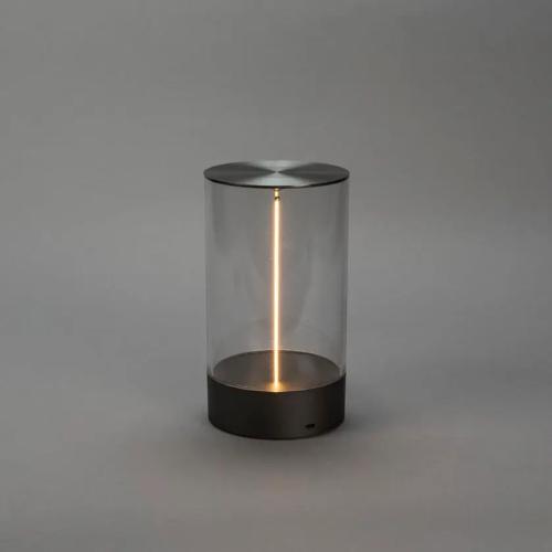 Edison M Bordlampe USB 3.7V 2700K IP54 Mørkegrå Konstsmide