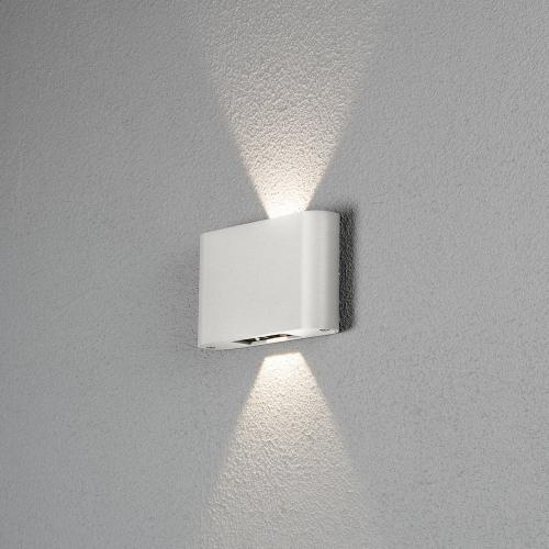 Chieri Væglampe LED 2x6W 230V IP54 Hvid Konstsmide