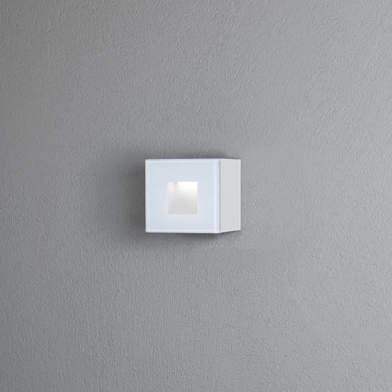 Chieri Vägglykta LED 1,5W 230-240V IP54 Vit Konstsmide