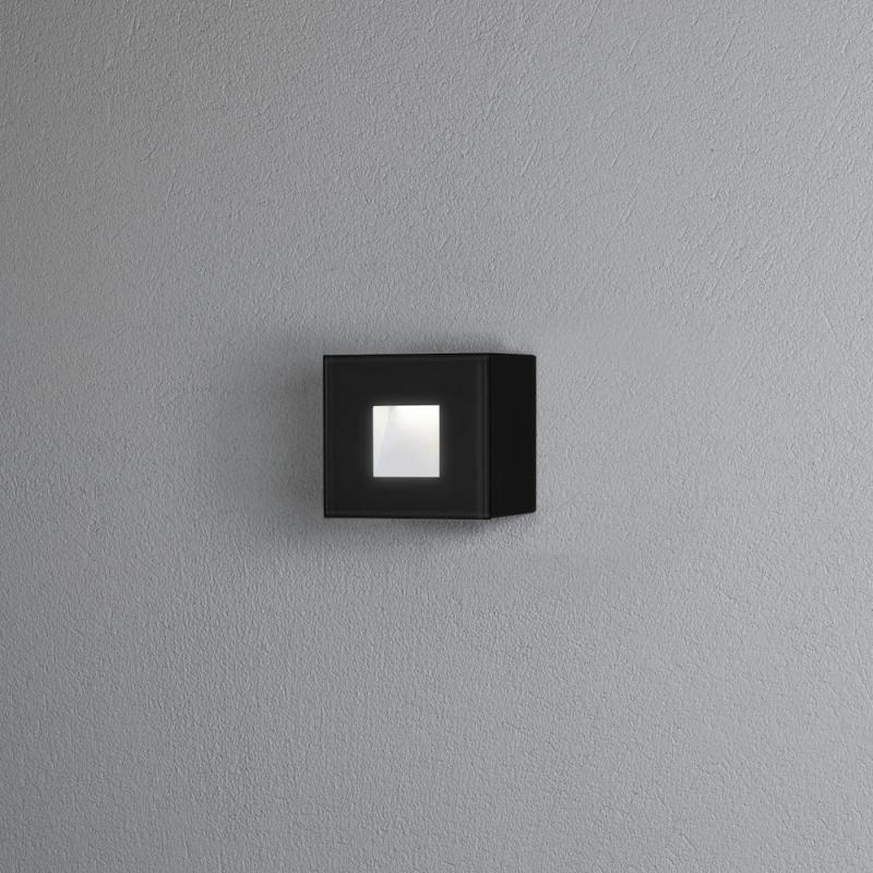 Chieri Vägglykta LED 1,5W 230-240V IP54 Svart Konstsmide