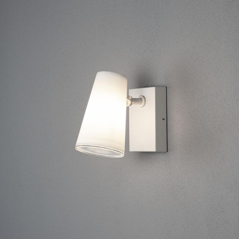 Fano Vägglykta E27 230-240V IP54 Vit Konstsmide