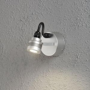 Monza Væglampe, 1x1W LED, Anodiseret, IP54, Konstsmide