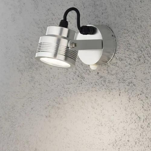 Monza Væglampe, 6W LED, Anodiseret, IP54, Konstsmide