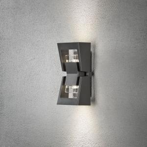 Potenza Wall Light GU10 230V-240V Dark Grey, Konstsmide