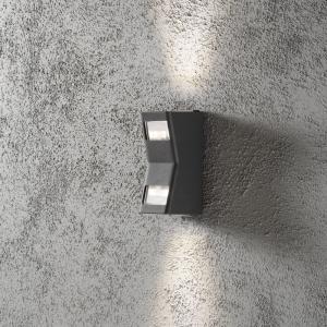 Potenza Wall Light GU10 Dark Gray 230-240V, Konstsmide