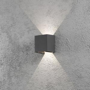 Cremona Wall Light Dark Gray LED, Konstsmide