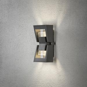 Cremona Wall Light Dark Gray LED 8W, Konstsmide