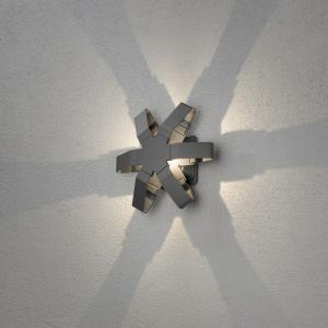 Pescara Wall Light LED Star 3W Dark Grey, Konstsmide