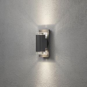 Potenza Wall Light GU10 Dark Grey, Konstsmide