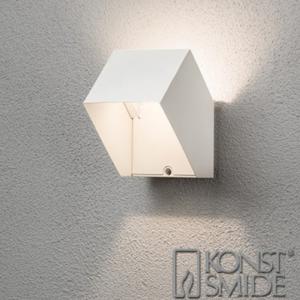 Pescara Wall Light Cube, White, Konstsmide