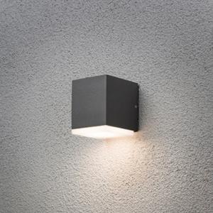 Monza Wall Light, Dark Grey, 6W LED, Konstsmide