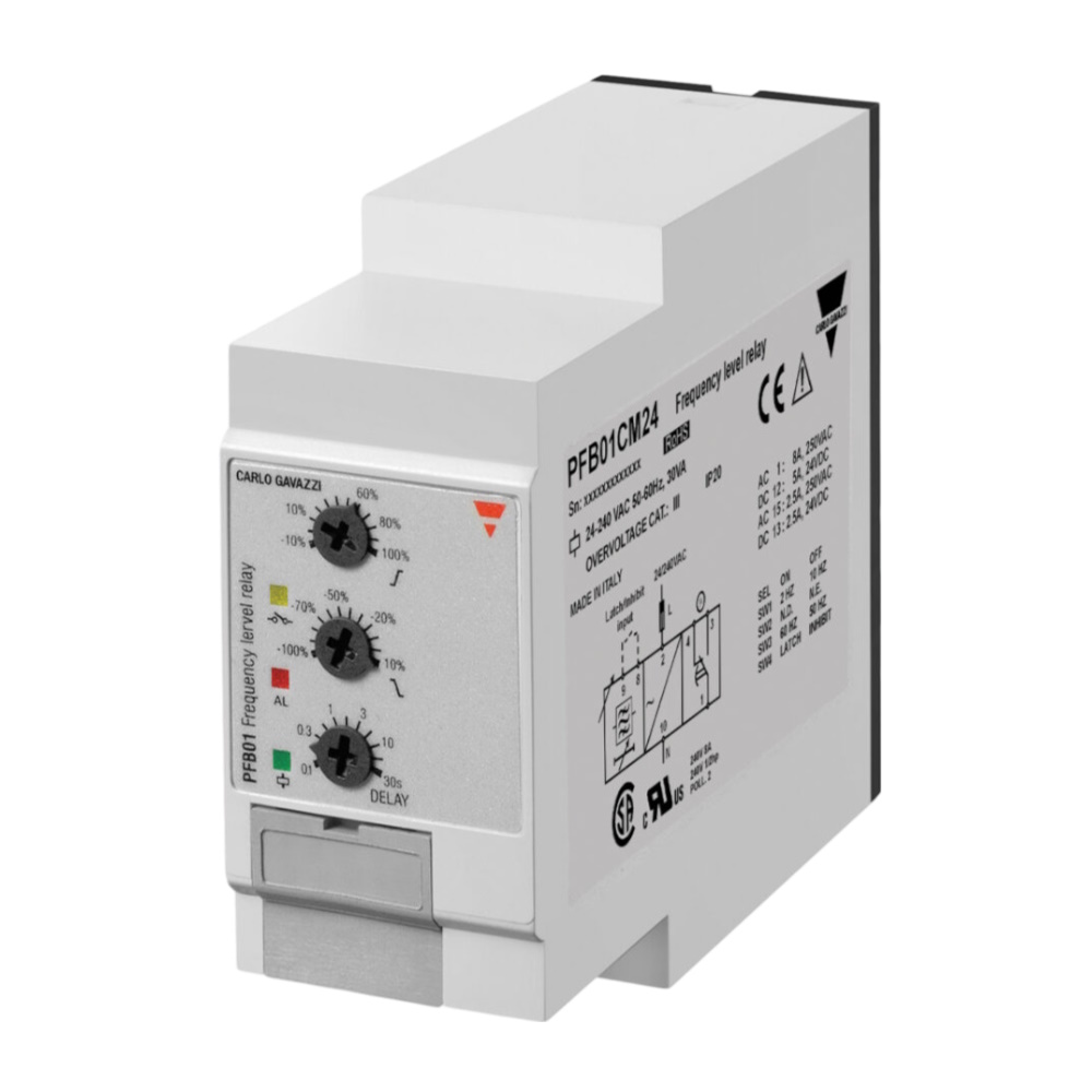 Frequency Relay 1-Phase 24-240V Carlo Gavazzi