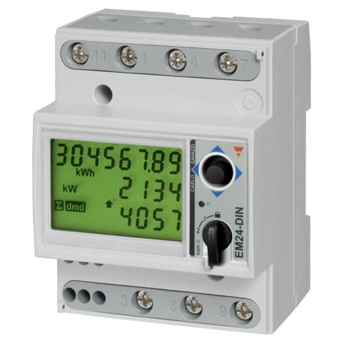 Energimåler RS485 3DI 65A 400V IP50 Carlo Gavazzi