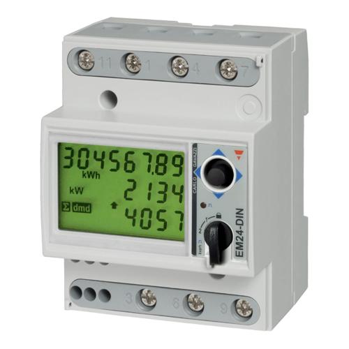 Energimåler MID RS485 3DI 3-Faset 65A 400V IP50 Carlo Gavazzi