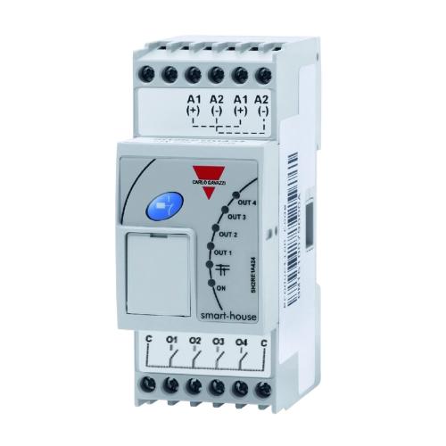 Relæaktuator 4x5A 90W 15-30VDC IP20 Carlo Gavazzi
