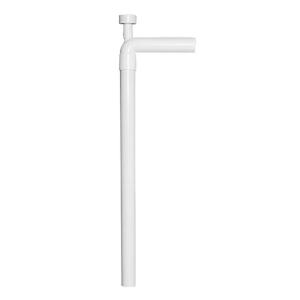 Outlet Pipe Cross-Bent With Vacuum Valve 40mmx90° White Faluplast