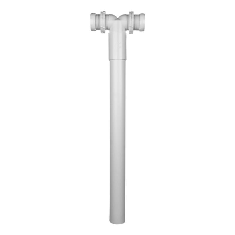 Väggavlopp Dubbel 150mm Vit Faluplast