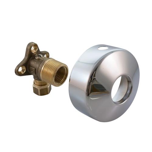 Oras Vinkelkoppling Med Stoppventil Krom