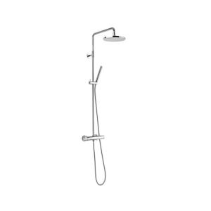 Damixa Fern Ceiling Shower Package With Thermostat Mixer 160mm CC Chrome