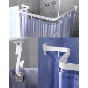 Duschdraperistång Bendi Böjba 11401 3x1000mm Vit Arrow