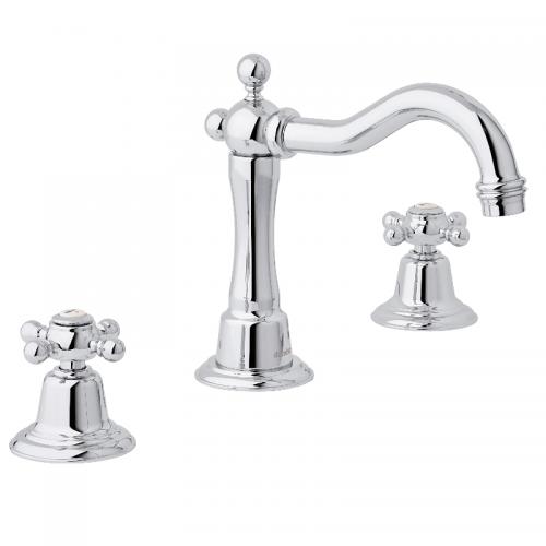 Tradition 3-håls tvättställsblandare med lyftventil