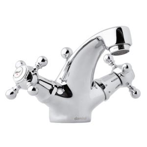 Damixa Tradition Basin Mixer With Lift Valve Chrome