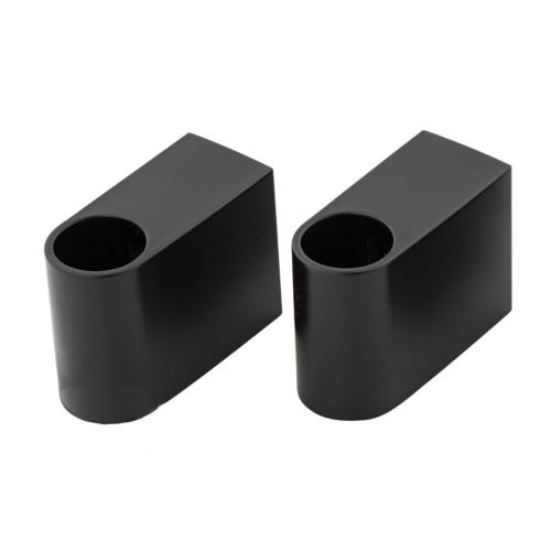 Mora Vægbeslag Til Brusesæt MMIX II og LYNX Mat Sort 2stk