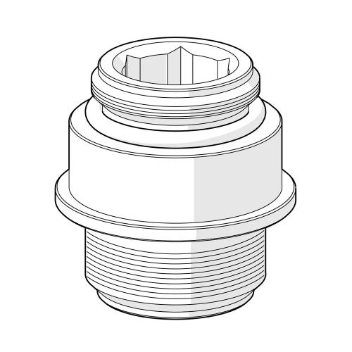 Oras Nippel För Utloppspip G1/2