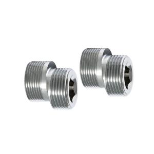 Eccentric Coupling M26x1.5xG20, External Threads, Chrome, 2pcs, TRIO PERFEKTA