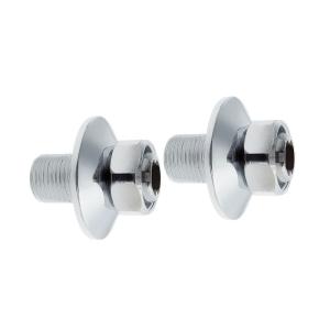 Connection Coupling M26x1.5xG15, External Threads/Running Nut, Chrome, 2pcs, TRIO PERFEKTA