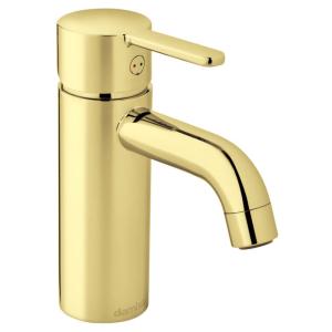 Damixa Silhouet Basin Mixer Small Polished Brass PVD