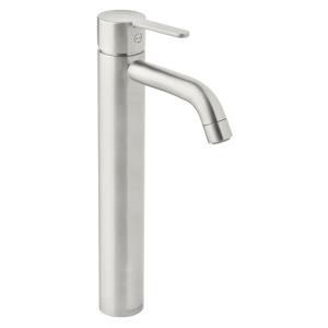 Damixa Silhouet Basin Mixer Large Brushed Chrome Steel PVD