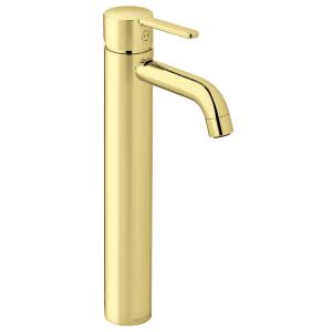 Damixa Silhouet Basin Mixer Large Polished Brass PVD