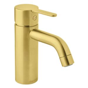 Damixa Silhouet Basin Mixer Small Brushed Brass PVD