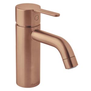 Damixa Silhouet Basin Mixer Small Brushed Copper PVD