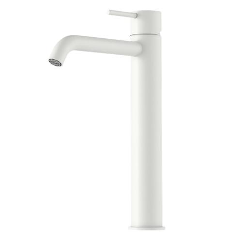 Mora INXX II Soft, High Tvättställsblandare, Mattvit, 3/8"