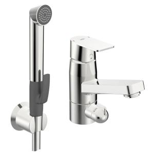 Oras Stela Basin Mixer With Shut-Off Chrome